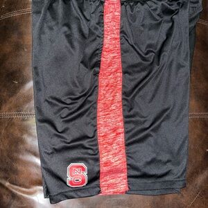 NC State Wolfpack Black&Red Men's Athletic Shorts/Basketball shorts men’s 3xl